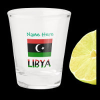 Libya Libyan Flag Green Personalized