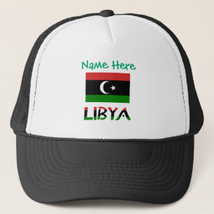 Libya Libyan Flag Green Personalized Trucker Hat