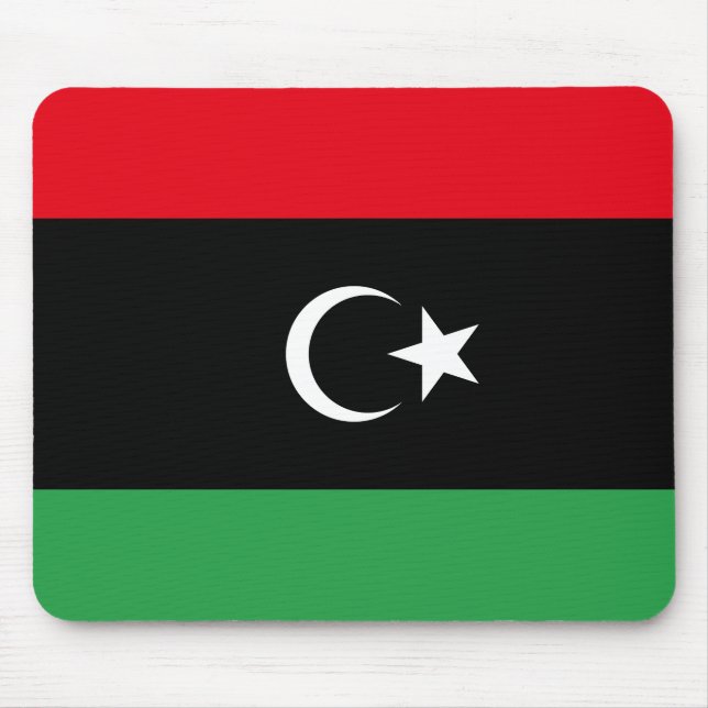 Libya (Libyan) Flag Mouse Pad (Front)
