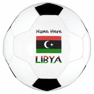 Libya Libyan Flag Personalized Soccer Ball