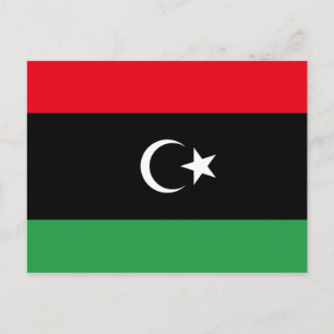 Libya – Libyan Flag Postcard