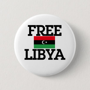 Libya Revolution 2 Inch Round Button