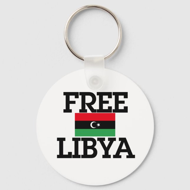 Libya Revolution Keychain (Front)