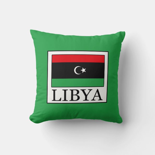 Libya Throw Pillow (Front)