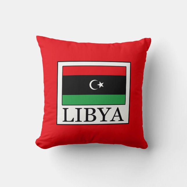 Libya Throw Pillow (Front)