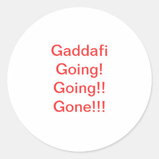 Libyan Anti-Gaddafi Sticker