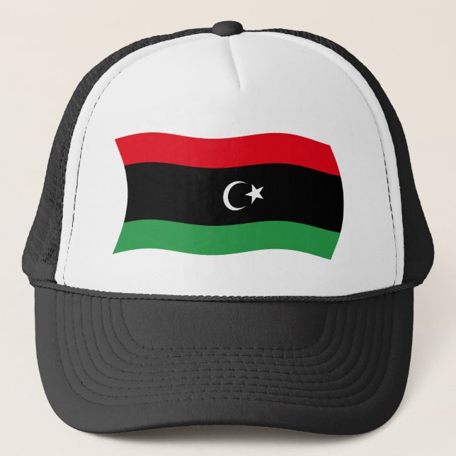 Libyan Flag Trucker Hat (Front)