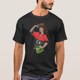 Libyan Girl Unbreakable I Libyan Heritage I Libya T-Shirt