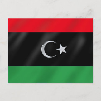 Libyan Independence flag - Free Libya protest flag Postcard