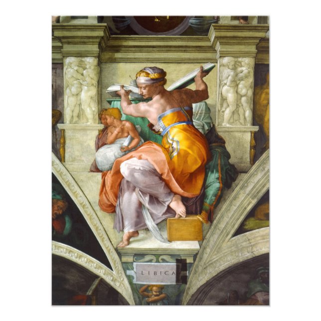 Libyan Sibyl by Michelangelo Photo Print (Front)
