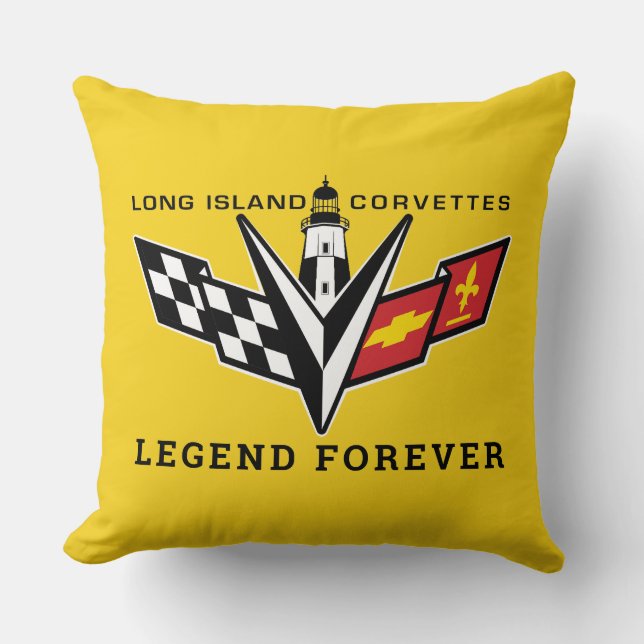 LIC- AUTOMOBILE CLUB LOGO THROW PILLOW (Front)