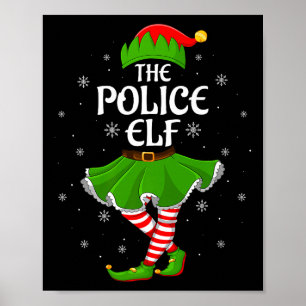 Lice Elf Christmas Family Girls Women Elf Squad Xm Poster