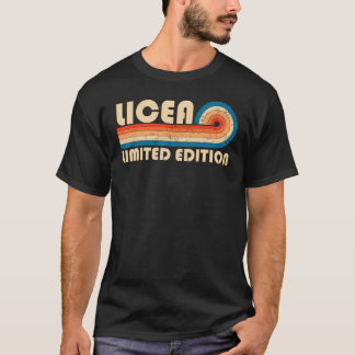 LICEA Surname Retro Vintage 80s 90s Birthday Reuni T-Shirt