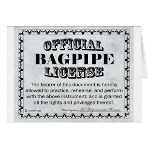 Licence Bagpipe