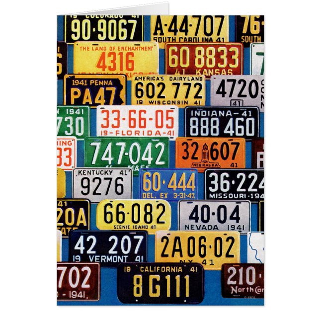 License Plates by H. Wilson Smith (Front)