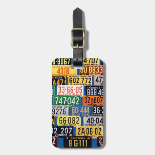 License Plates by H. Wilson Smith Luggage Tag