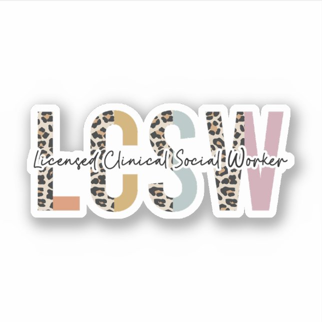 Licensed Clinical Social Worker, LCSW Graduation (Front)