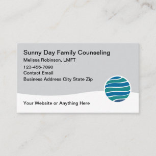 Licensed Family Counseling Service Business Card