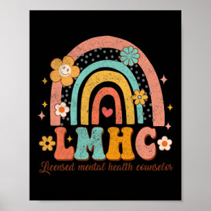 Licensed Mental Health Counsellor Therapist Groovy Poster