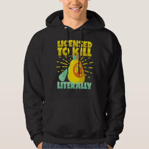 Licensed To Kill Literally Pest Control Exterminat Hoodie
