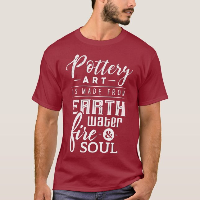 Licensed To Kiln Pottery Apparel T-Shirt (Front)