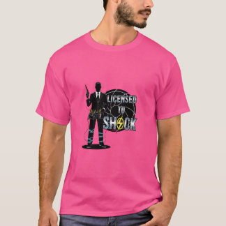 Licensed to Shock – Certified Electrician T-Shirt