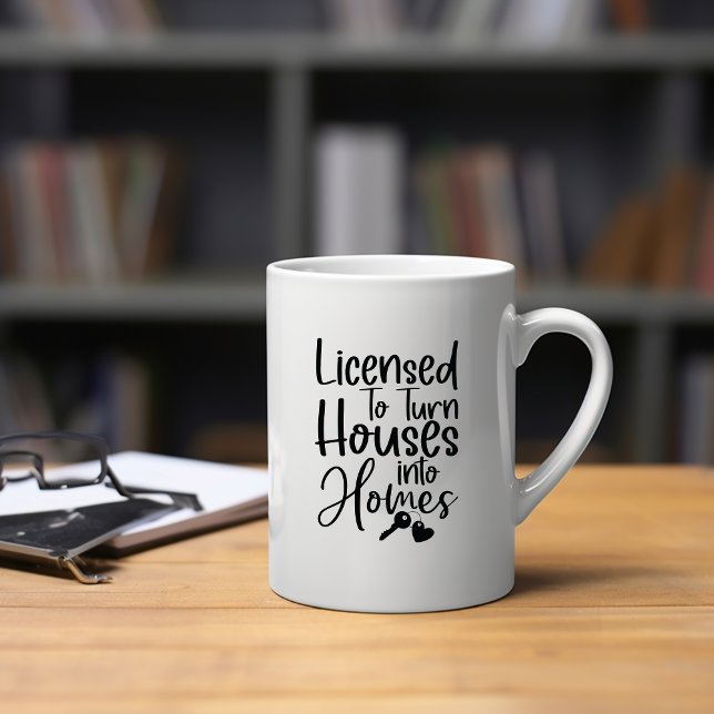 Licensed To Turn Houses Into Homes Mug (Creator Uploaded)