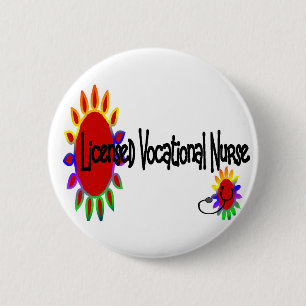 Licensed VOCATIONAL nurse 2 Inch Round Button