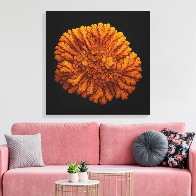 Lichen Composition  - Canvas Art Print (Insitu(LivingRoom))