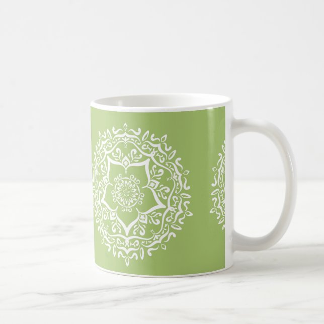 Lichen Mandala Coffee Mug (Right)