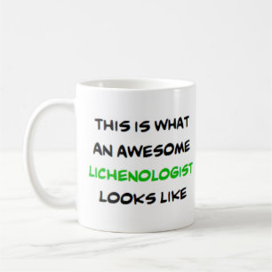 lichenologist, awesome coffee mug
