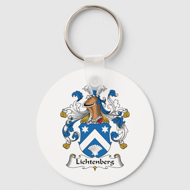 Lichtenberg Family Crest Keychain (Front)