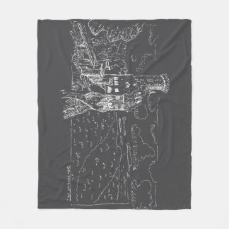 Lichtenstein Castle Fleece Blanket