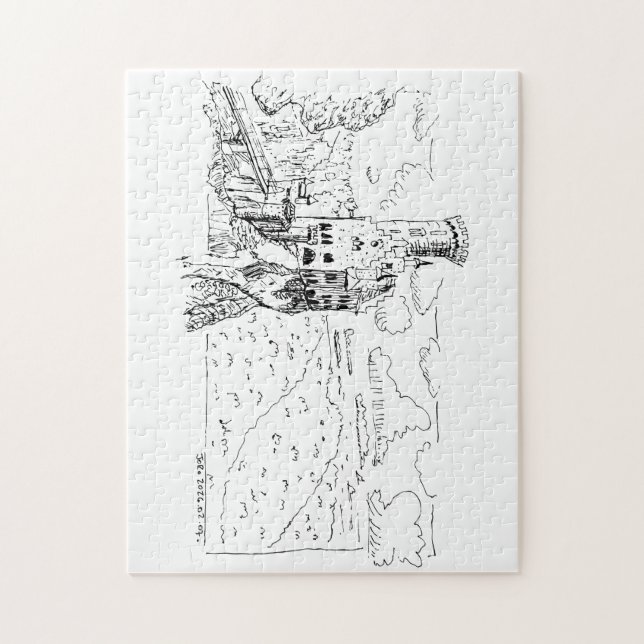 Lichtenstein Castle Jigsaw Puzzle (Vertical)