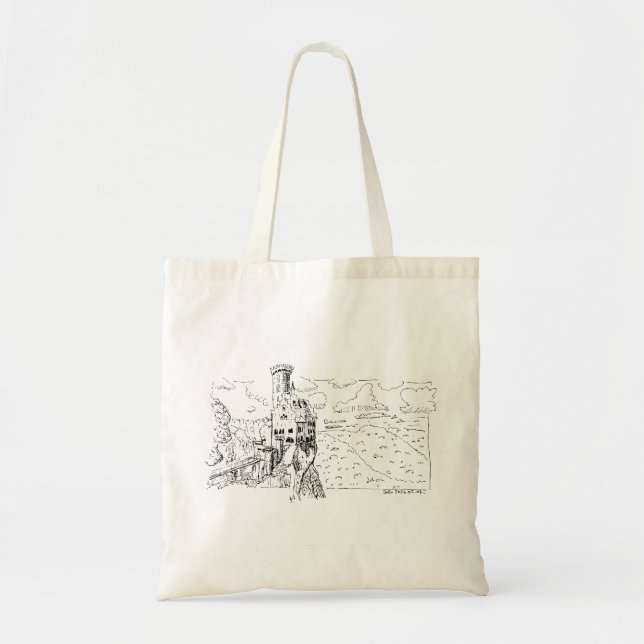 Lichtenstein Castle Tote Bag (Front)
