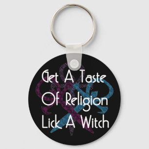 Lick A Witch Keychain