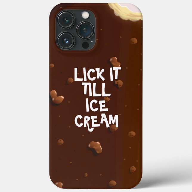 Lick It Till Ice Cream 4 Pastel Colour iPhone Case (Back)