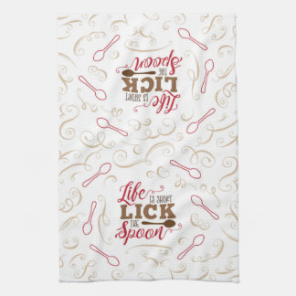 Lick the Spoon Kitchen Towel
