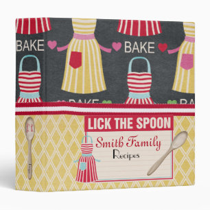 Lick The Spoon Recipe Binder