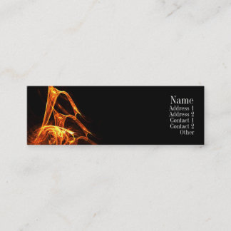 Licking Flames - Skinny Contact Card