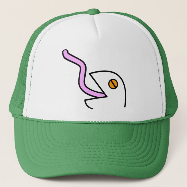 licky lizard. trucker hat (Front)