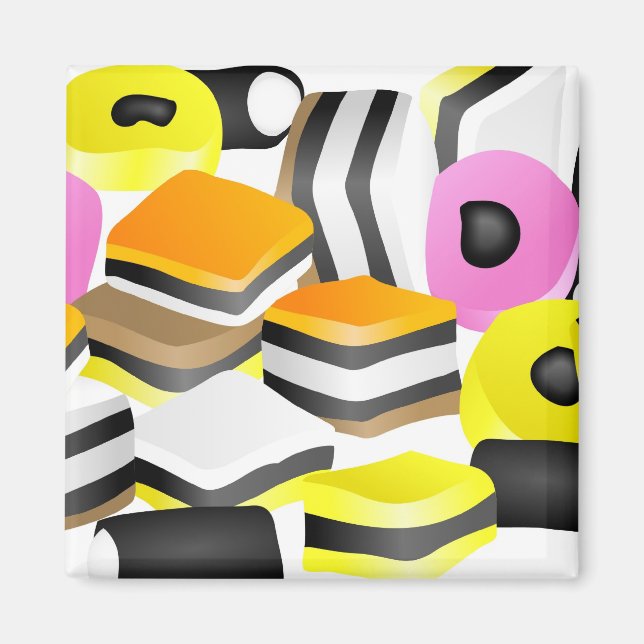 Licorice Allsorts Magnet (Front)
