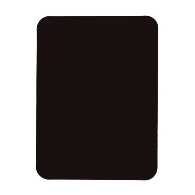 Licorice Basic Colour Matched Magnet (Vertical)