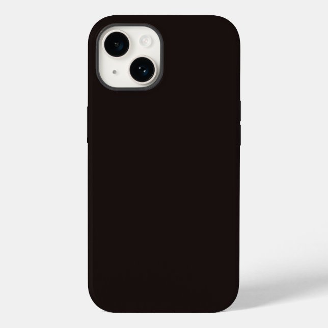 Licorice Black Tough iPhone 14 Case (Back)