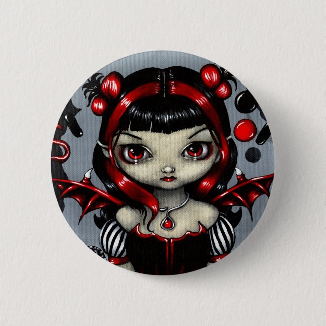 "Licorice Fairy" Button (Front)