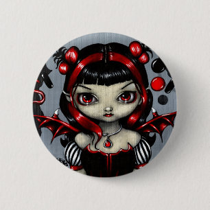 "Licorice Fairy" Button