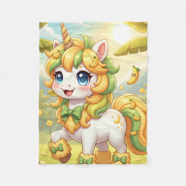 licorne 2 fleece blanket (Front)