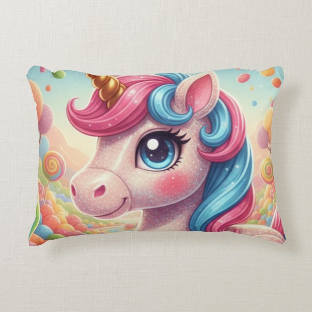 licorne 4 accent pillow (Front)
