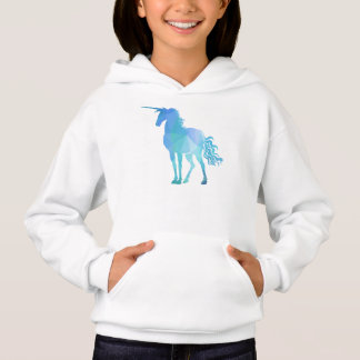 Licorne bleue géométrique moderne