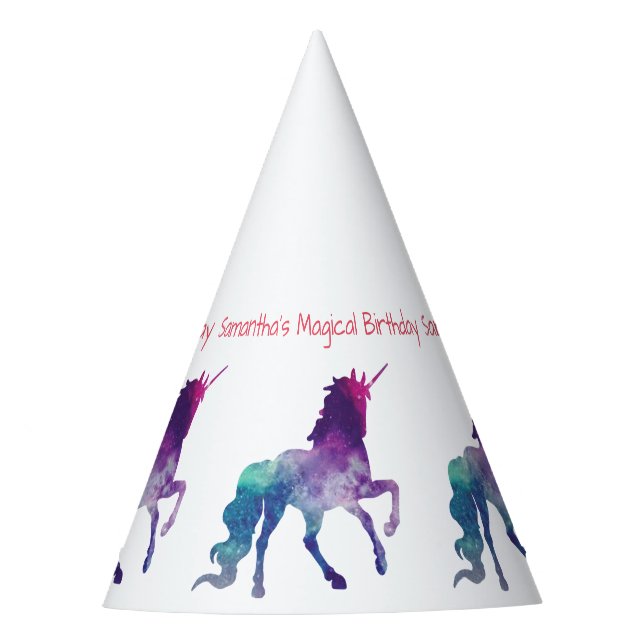 Licorne - Chapeau de Fête (Devant)